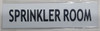 SPRINKLER ROOM Dob SIGN