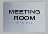 Meeting Room ADA-Sign -Tactile Signs The Sensation line  Braille sign