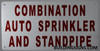 Combination Sprinkler and Standpipe Signage