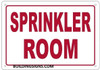 SPRINKLER ROOM SIGN