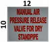 Manual AIR Pressure Release Valve Temporary Dry Standpipe