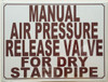 SIGNAGE Manual AIR Release Valve
