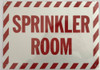 Sprinkler Room Sign