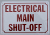 Electrical Main Shut Off