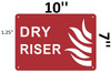 Dry Riser Signage