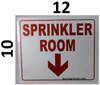 SPRINKLER ROOM SIGN for Building