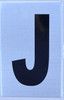 Apartment Number Sign  - Letter J