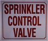 BUILDING SIGNAGE Sprinkler Control Valve