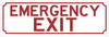 Emergency EXIT Sign