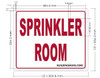 SPRINKLER ROOM SIGN for Building