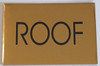 SIGN FLOOR NUMBER ROOF