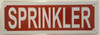 SPRINKLER Sign