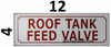 SIGNAGE ROOF TANK FEED VALVE