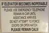 ELEVATOR Signage
