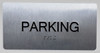 Parking Floor Number Sign -Tactile Touch   Braille sign - The Sensation line -Tactile Signs