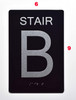 Stair b Sign -Stair Number  Ada Sign