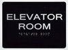 Elevator Room Sign   The Sensation line -Tactile Signs  Ada sign