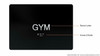 Gym Door Sign -Tactile Signs Tactile Signs    The Sensation line Ada sign