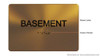 Basement Sign - Ada Sign