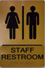 Staff Restroom  Sign  Tactile Signs The Sensation line  Braille sign