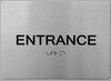 Entrance - ADA-Compliant Sign.  -Tactile Signs The Sensation line Ada sign