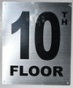 10TH Floor Sign