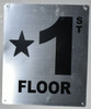 Star 1 Floor Sign