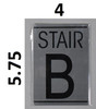 STAIR B SIGN-
