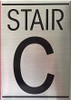 STAIR C SIGN-