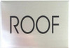 SIGN ROOF  - Delicato line (BRUSHED ALUMINUM)