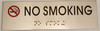 NO SMOKING Sign -Tactile Signs   Ada sign