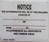 Exterminator SIGN