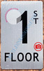 1ST FLOOR SIGN