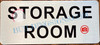 STORAGE ROOM SIGN