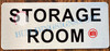 STORAGE ROOM SIGN