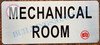 MECHANICAL ROOM SIGN