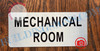 MECHANICAL ROOM SIGN