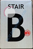 STAIR B SIGN (ALUMINUM SIGNS 8X5)
