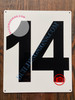 NUMBER 14 SIGN