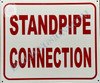 Sign Standpipe Connection