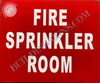 Signage Fire Sprinkler Room