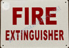 2pcs - Fire Extinguisher Signage