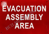 Sign Evacuation Assembly Area
