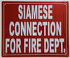 Siamese Connection for FIRE Department