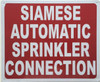 Siamese Automatic Sprinkler Connection