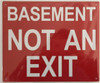 Basement NOT an EXIT