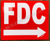 Sign FDC  - FDC Right Arrow