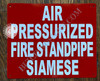 FIRE DEPARTMENT SIGNS