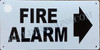 Sign FIRE Alarm  Arrow