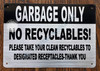 RECYCLE SIGNS